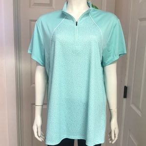 Bermuda Sands Golf/Tennis/Athletic Zip Polo, NWT!